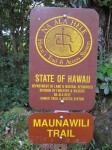 Hiking on Maunawili Trail, Oahu, Hawaii